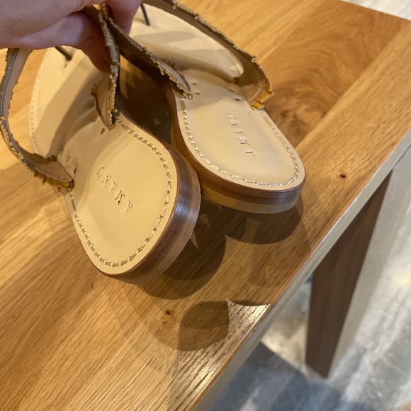 AMANU 'Shela' Woven Raffia and Leather Sandals - Picture 8 of 10